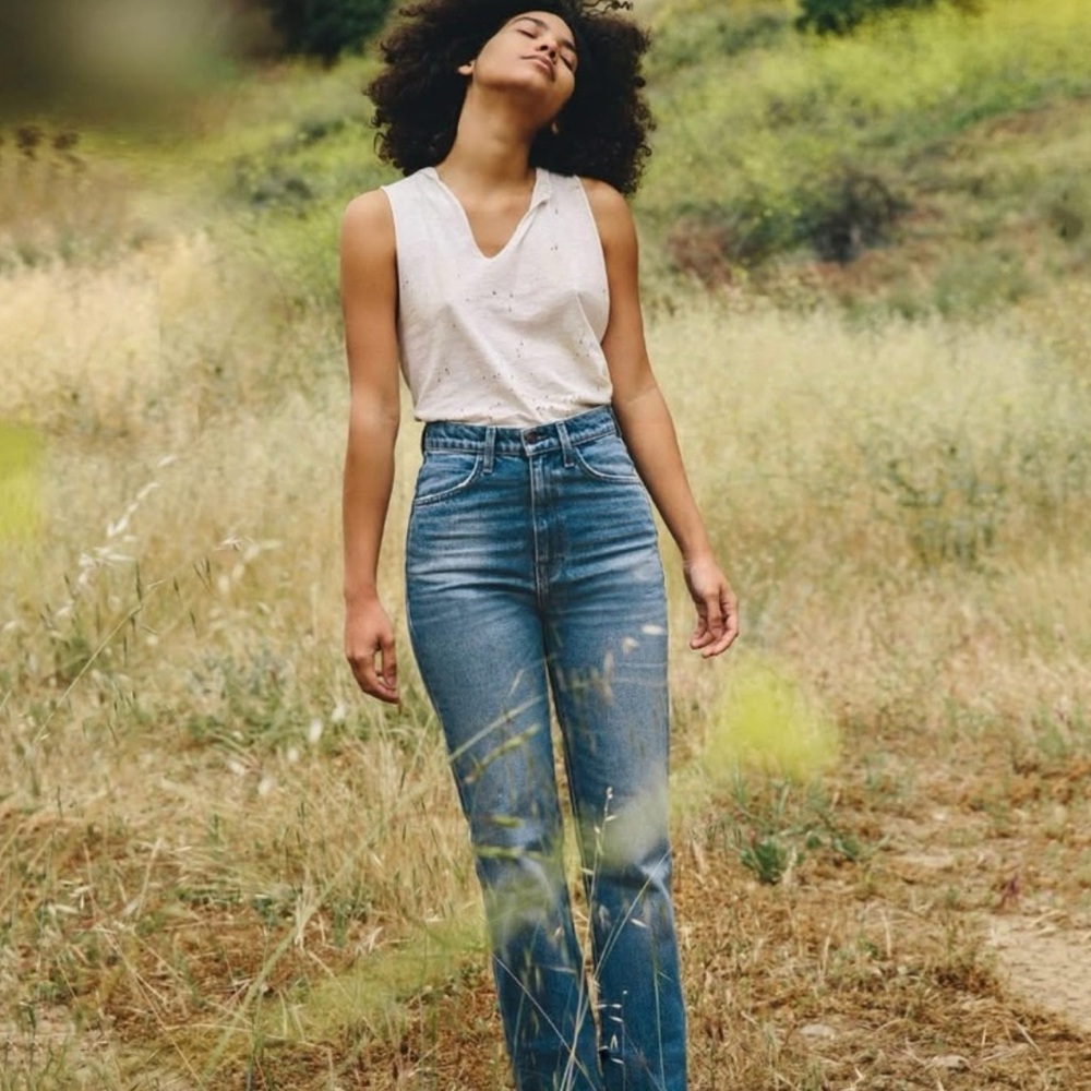 imogene + willie Blue Straight Leg Jeans